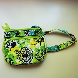 Vera Bradley "Little Flap Hipster" in Lime's Up